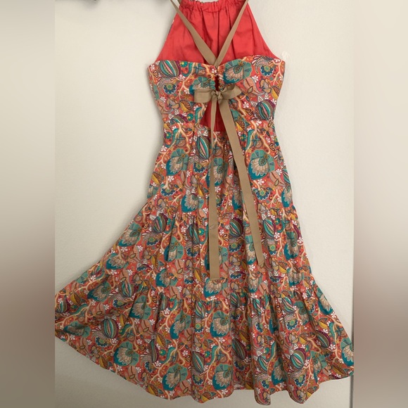 NWOT Antonio Melani Liberty London print Olivia Halter Sundress - Picture 2 of 10